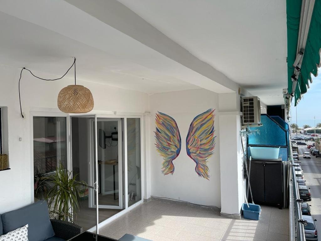 Sunny 3 Bed Beach Flat - Large Terrace With Sea View Puerto de Sagunto Exterior photo