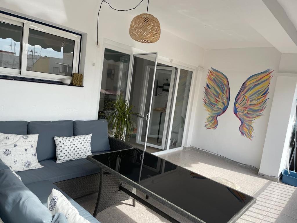 Sunny 3 Bed Beach Flat - Large Terrace With Sea View Puerto de Sagunto Exterior photo